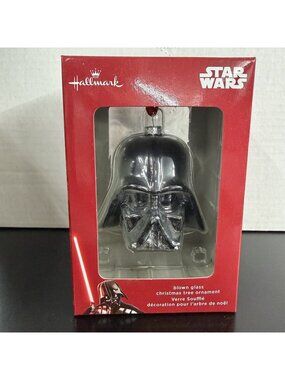 Darth Vader Starwars Christmas Tree Decoration Blown Glass Ornament